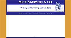 Desktop Screenshot of micksammonheatingandplumbing.ie